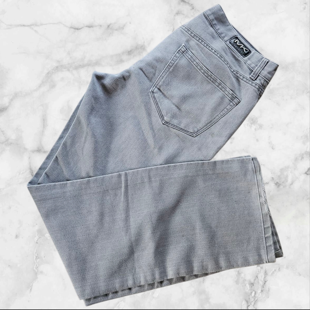 Michael Michael Kors MK Men's Straight Fit Jeans Light Gray Size 32x32